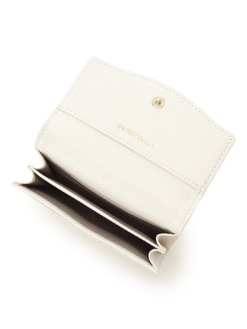 アクセントビジューカードケース【ホワイト】 ホワイト