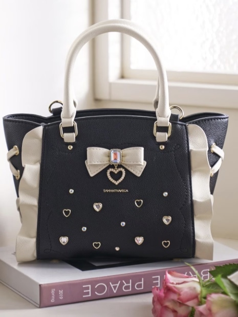 リボンジュエリーフラッター（ミニ）【ブラック】 ブラック