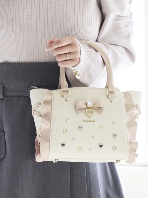 リボンジュエリーフラッター（ミニ）【ピンク】 ピンク