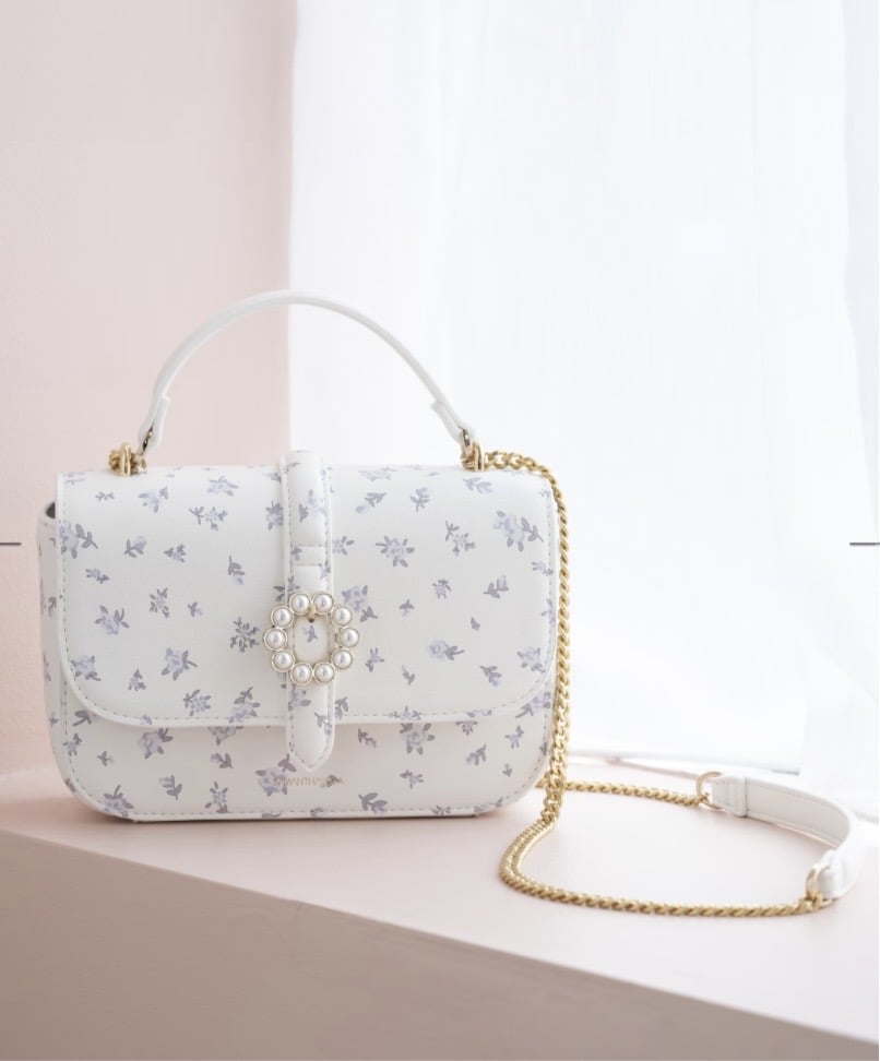 サークルパールショルダーバッグ【ホワイト】 ホワイト