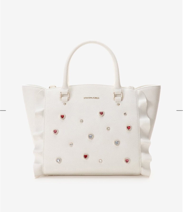 ビジューフラッター(小)【ホワイト】 ホワイト 0