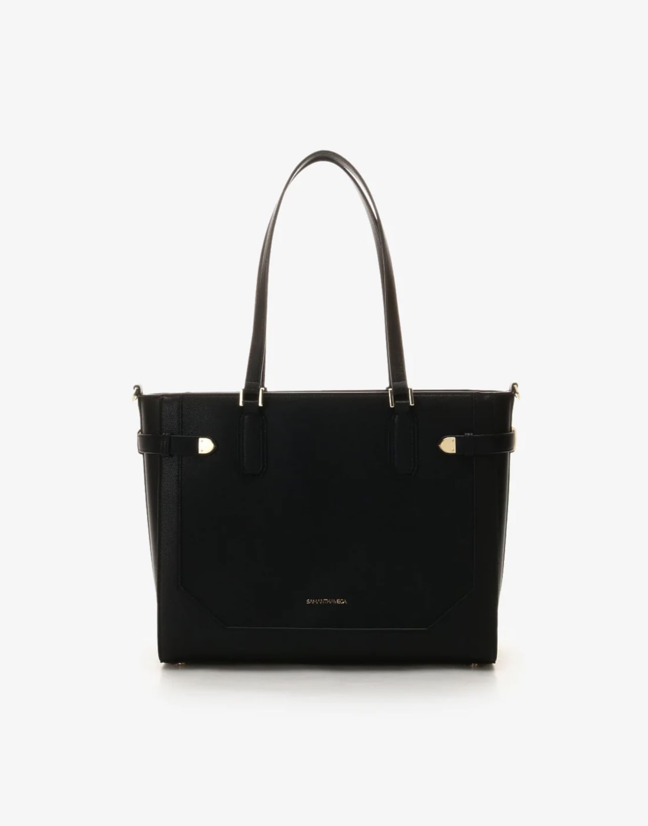 ベルト金具トートバッグ【ブラック】 ブラック