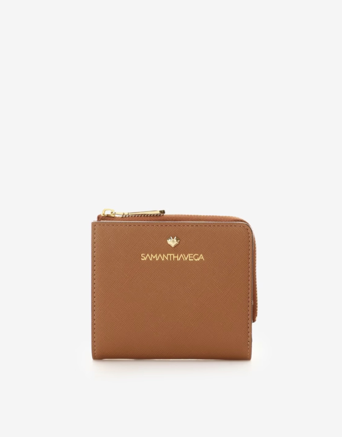  カラフルミニマム折財布【キャメル】 キャメル