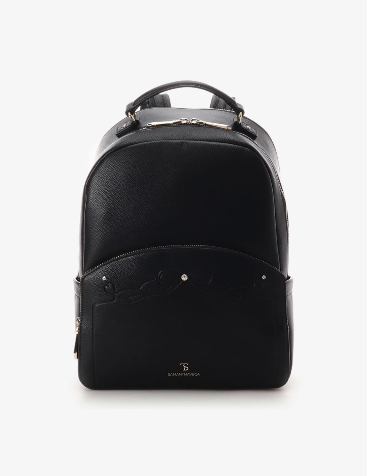 エンボスリボンリュック【ブラック】 ブラック