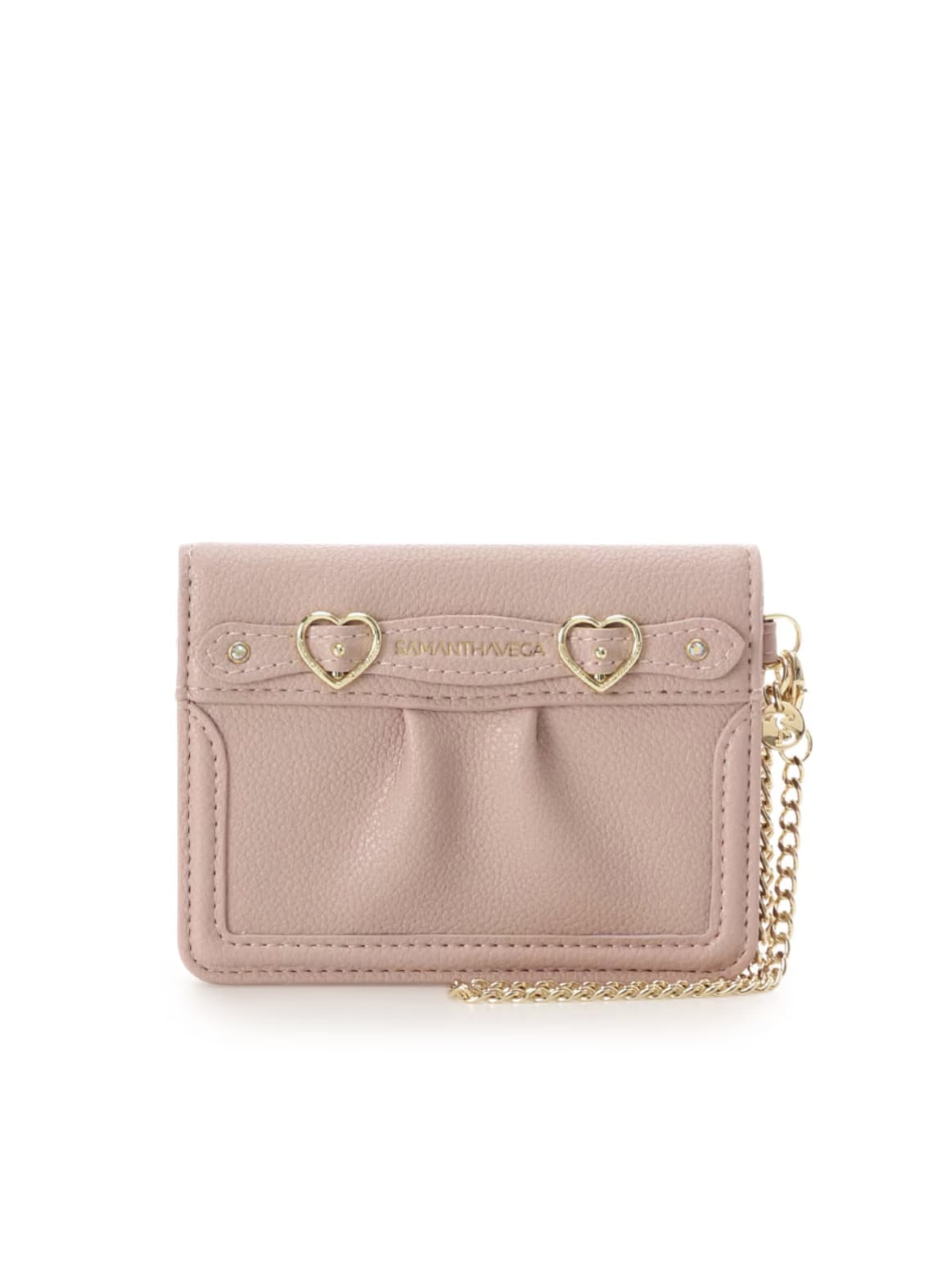  ハートベルトパスケース【ピンク】 ピンク