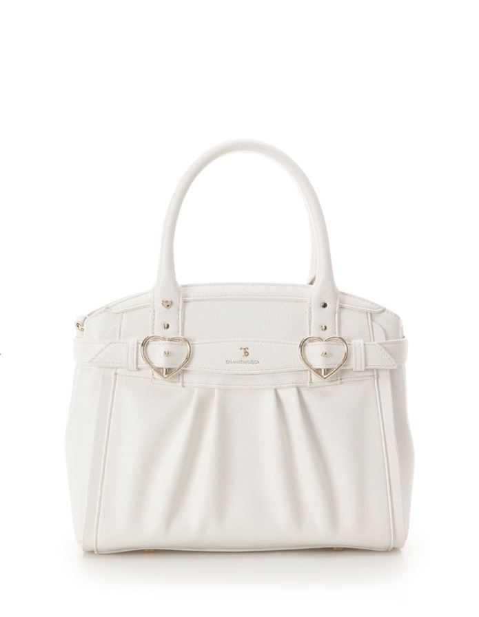 ハートベルトハンドバッグ【ホワイト】 ホワイト