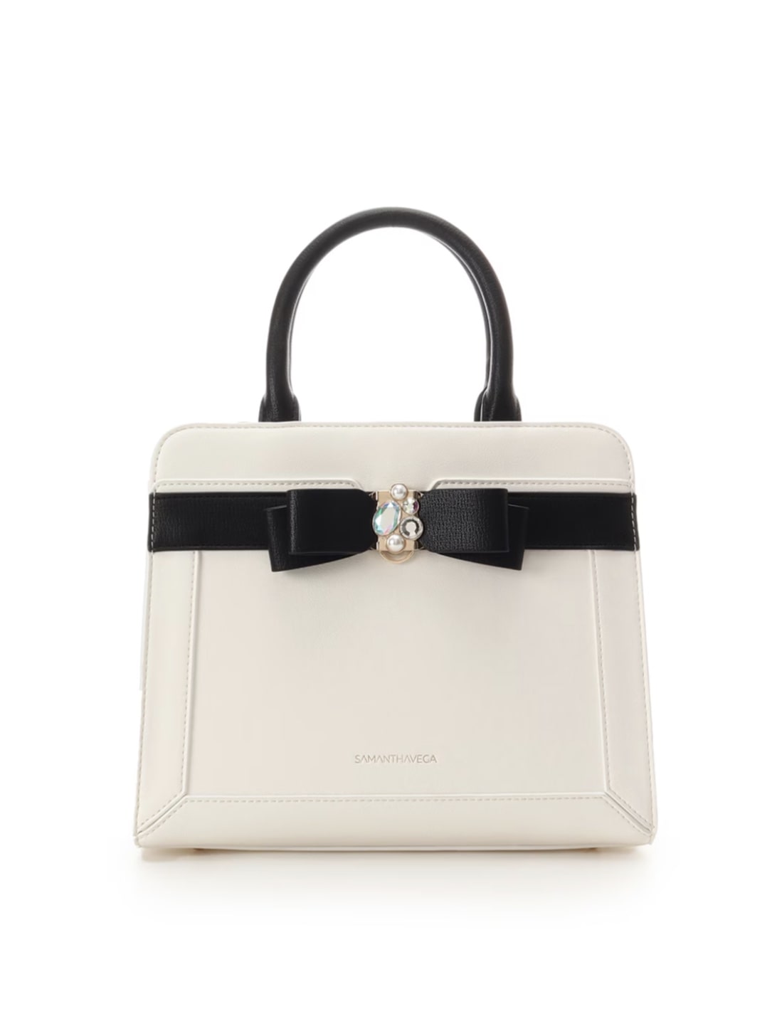 ジュエルリボンハンドバッグ【マルチカラー】 マルチカラー