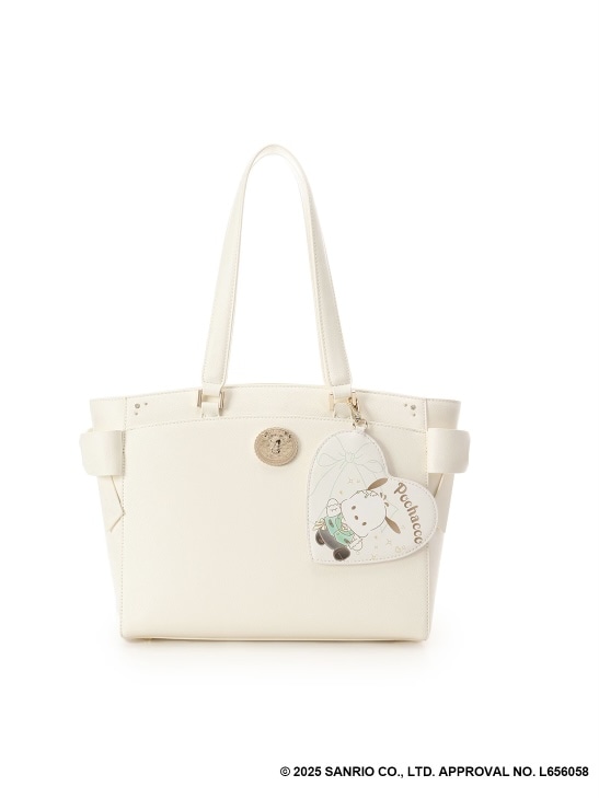 【ポチャッココレクション】A4トートバッグ オフホワイト