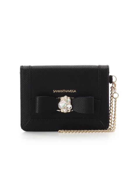 ジュエルリボンパスケース【ブラック】 ブラック