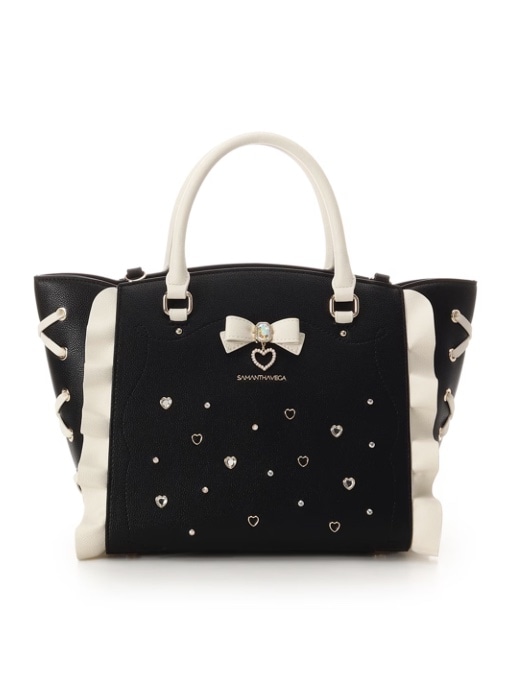 リボンジュエリーフラッター（小）【ブラック】 ブラック