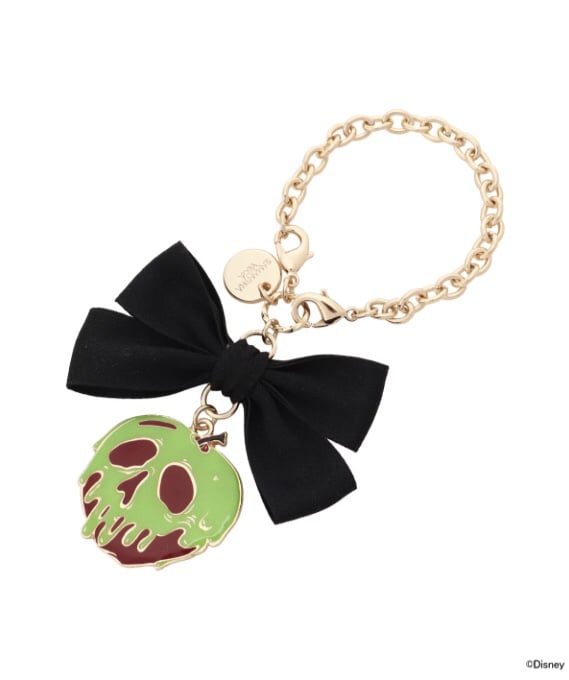 ディズニーヴィランズコレクション 「エヴィルクイーン」　バッグチャーム ゴールド