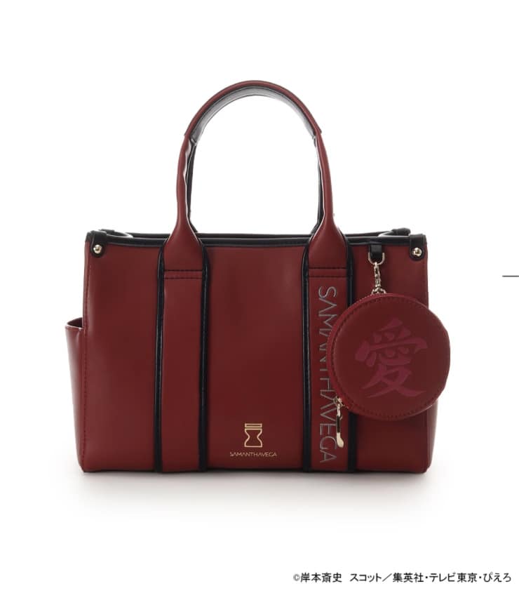 『NARUTO-ナルト- 疾風伝』コラボコレクション「我愛羅」 ハンドバッグ【2025年12月中旬以降順次発送予約商品】 レッド