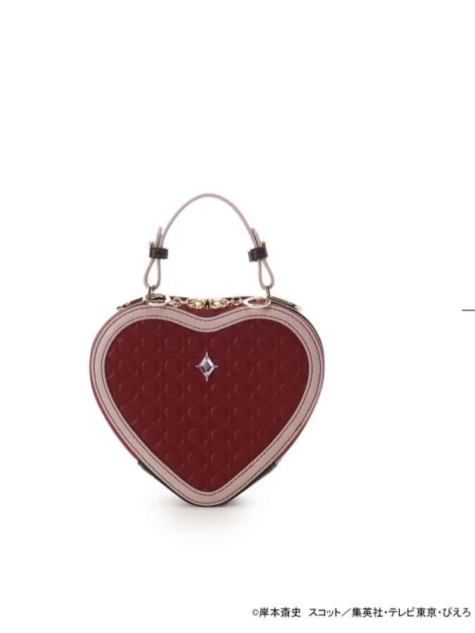 『NARUTO-ナルト- 疾風伝』コラボコレクション「春野サクラ」 ハート型ショルダーバッグ【2025年12月中旬以降順次発送予約商品】 レッド
