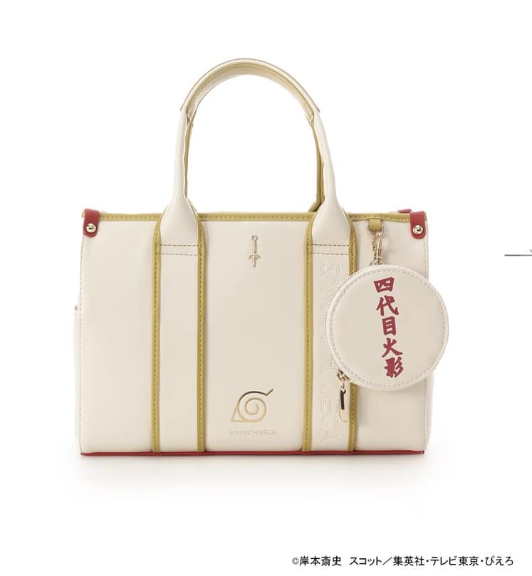 『NARUTO-ナルト- 疾風伝』コラボコレクション「波風ミナト」 ハンドバッグ【2025年12月中旬以降順次発送予約商品】 オフホワイト