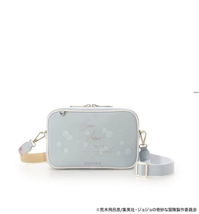 アニメ『ジョジョの奇妙な冒険 戦闘潮流』「シーザー・A・ツェペリ」コラボコレクション　ショルダーバッグ　【ピンク】 ピンク