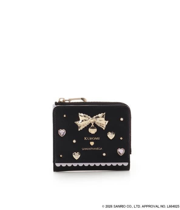 「マイメロディ＆クロミ」コレクション　「クロミ」折財布 ブラック