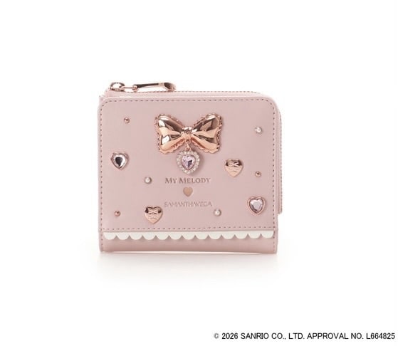 「マイメロディ＆クロミ」コレクション　「マイメロディ」折財布 ピンク