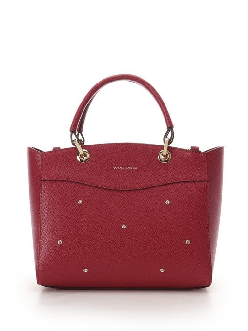 ストロベリーモチーフハンドバッグ【レッド】 レッド