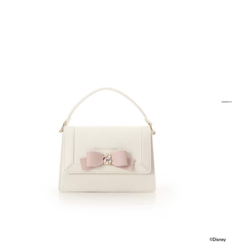 『おしゃれキャット』「マリー」コレクションミニショルダーバッグ【マリー】 ホワイト