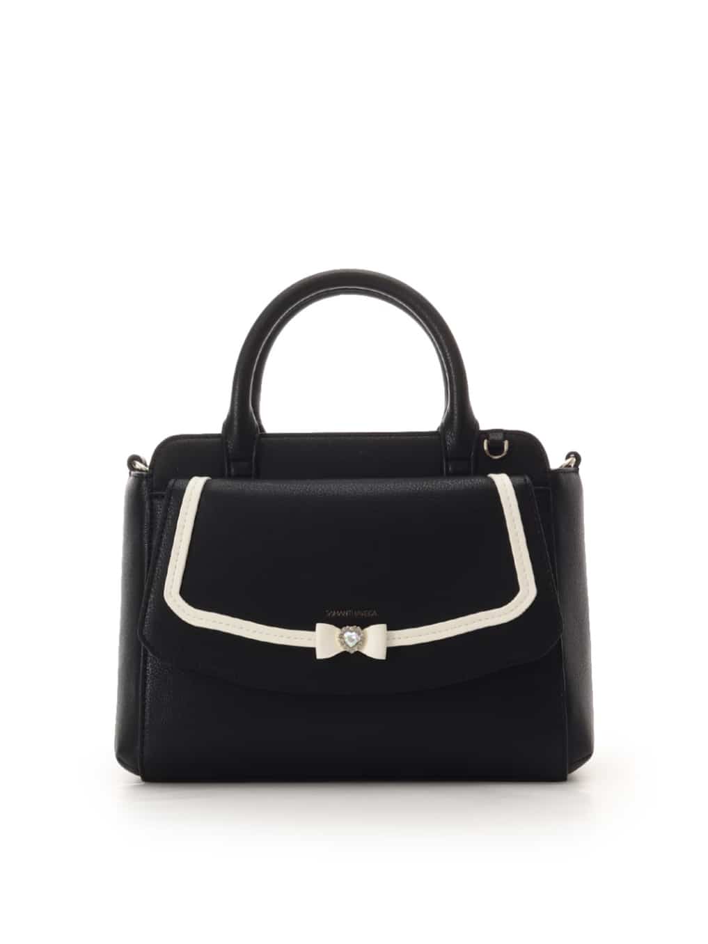 プチリボンハンドバッグ【ブラック】 ブラック