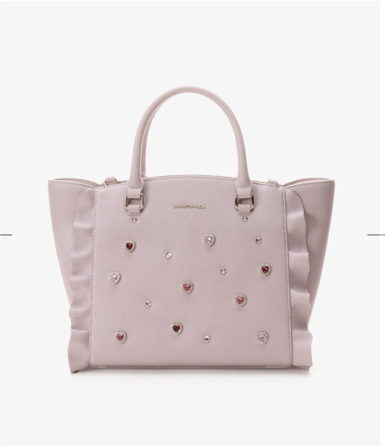 ビジューフラッター(小) 【ピンク】