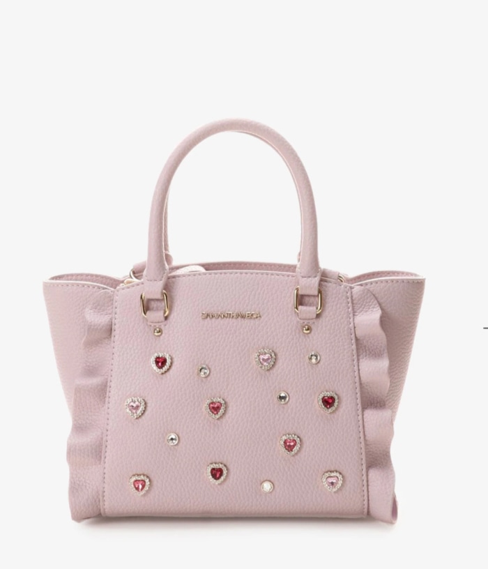 ビジューフラッター(ミニ) 【ピンク】