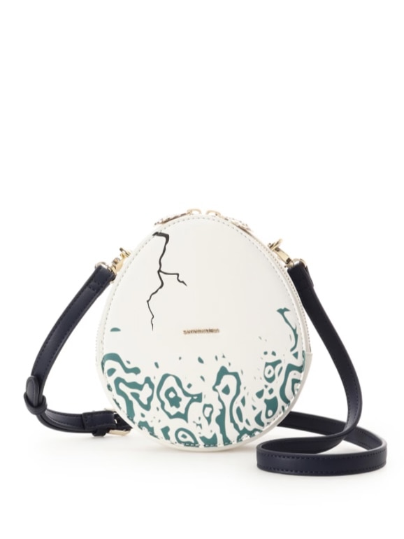 SAMANTHAVEGA×アニメ『ジョジョの奇妙な冒険 ダイヤモンドは砕けない』　「広瀬康一」コレクション　ショルダーバッグ【ホワイト】