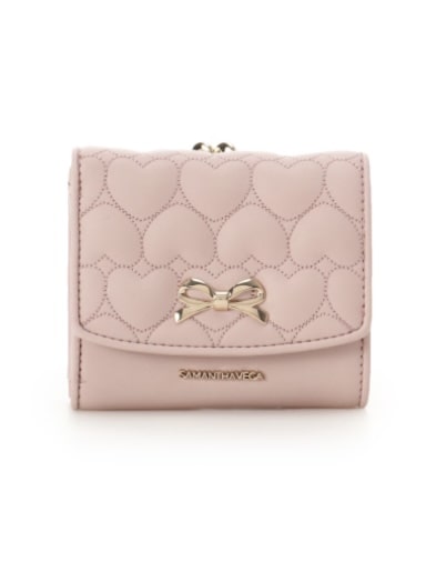 エターナルハートキルト折財布【ピンク】