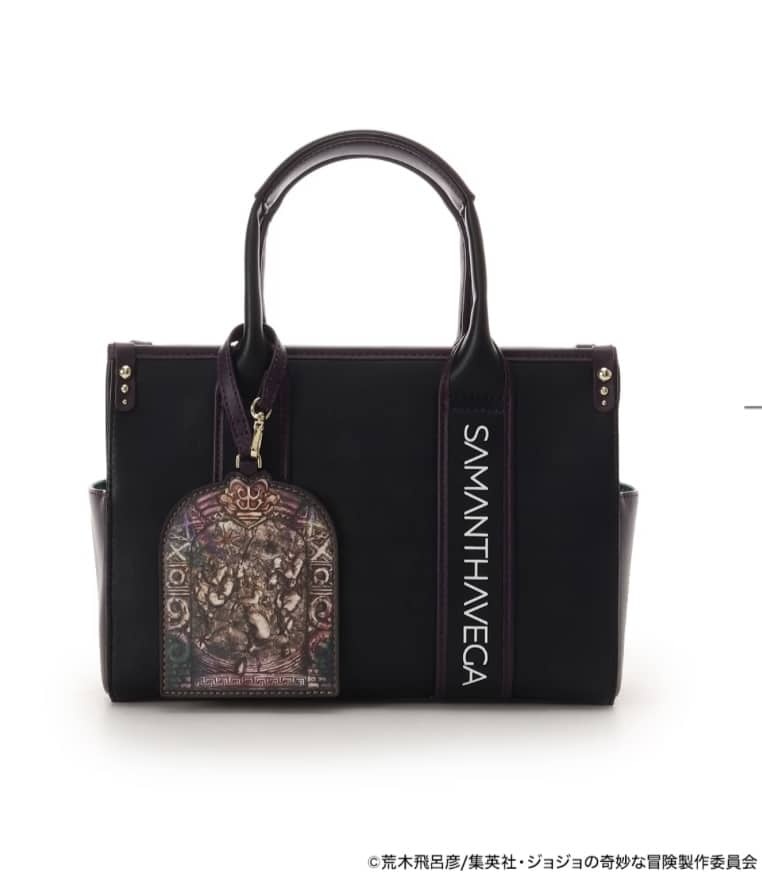 アニメ『ジョジョの奇妙な冒険 戦闘潮流』「カーズ」コラボコレクション　ハンドバッグ　【ブラック】