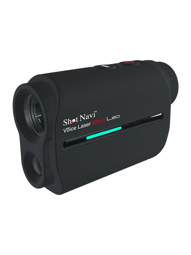 【ショットナビ国内正規品】Shot Navi Voice Laser Red Leo Black BLACK  寸法 95.7 x 33.6 x 61.3mm