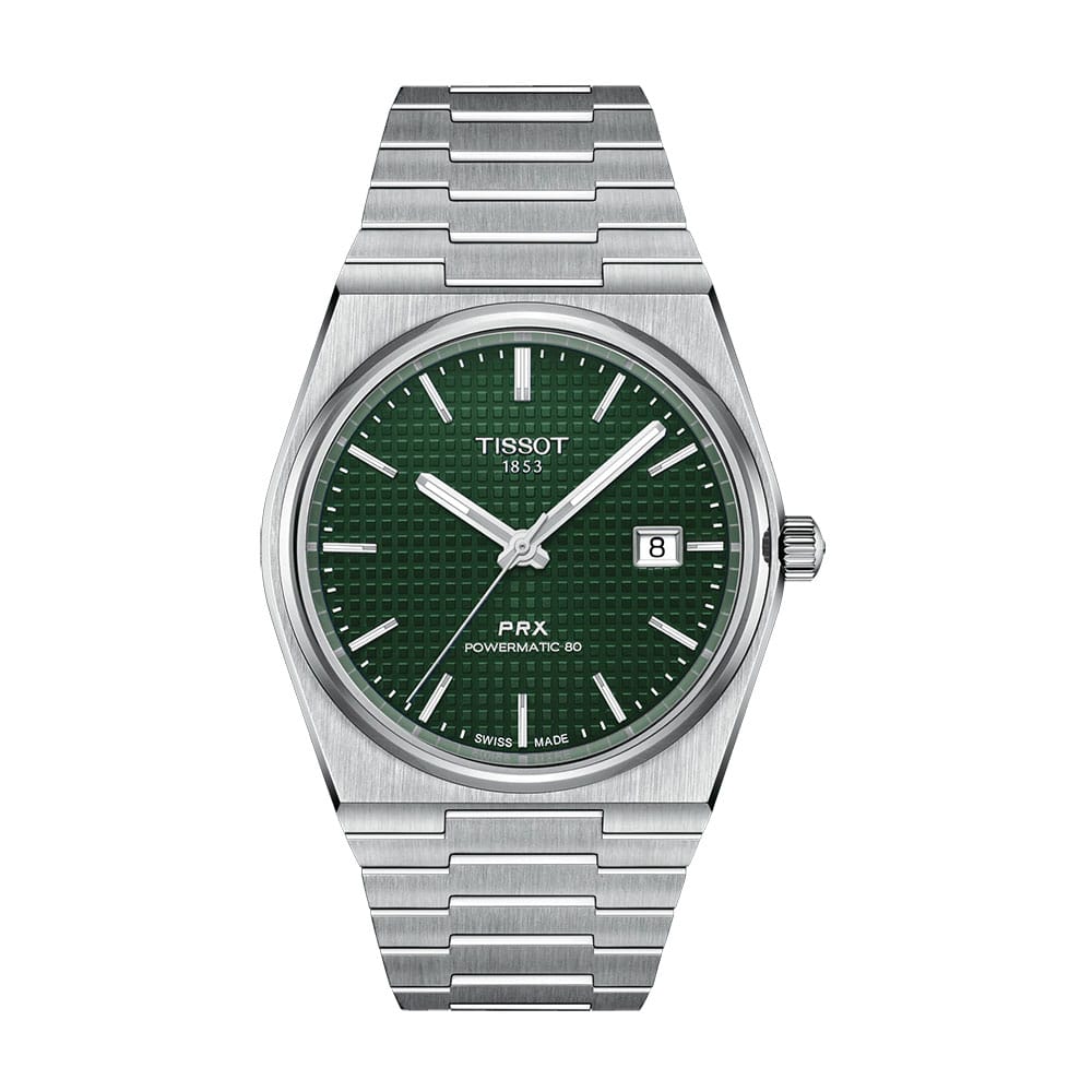 【ティソ国内正規品】TISSOT PRX T137.407.11.091.00 グリーン 40mm