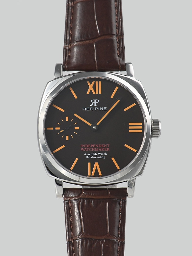 【レッドパイン国内正規品】機械式腕時計組立キット RP002BROR BLACK 42mm