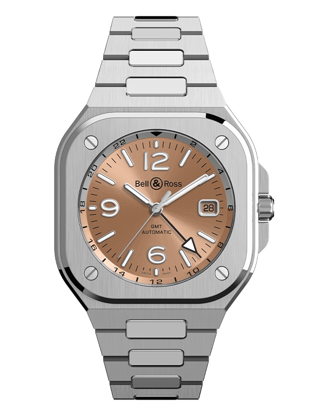 【ベル＆ロス国内正規品】Instruments BR 05 GMT AMBER BR05G-CH-ST/SST【日本限定99本】