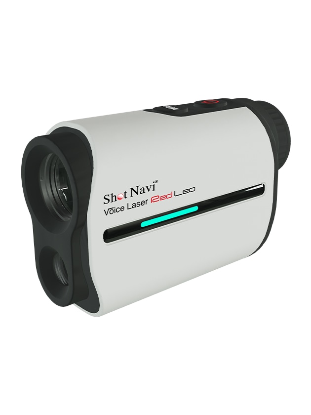 【ショットナビ国内正規品】Shot Navi Voice Laser Red Leo White