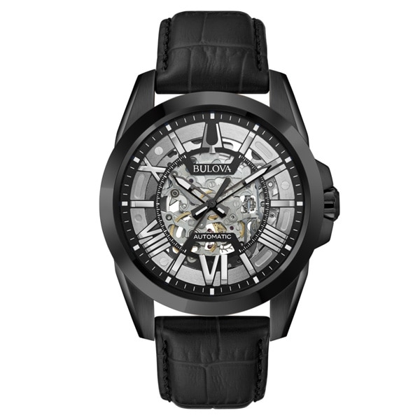 BULOVA》 クラシックスケルトン 98A304 自動巻 メンズ｜ チックタック