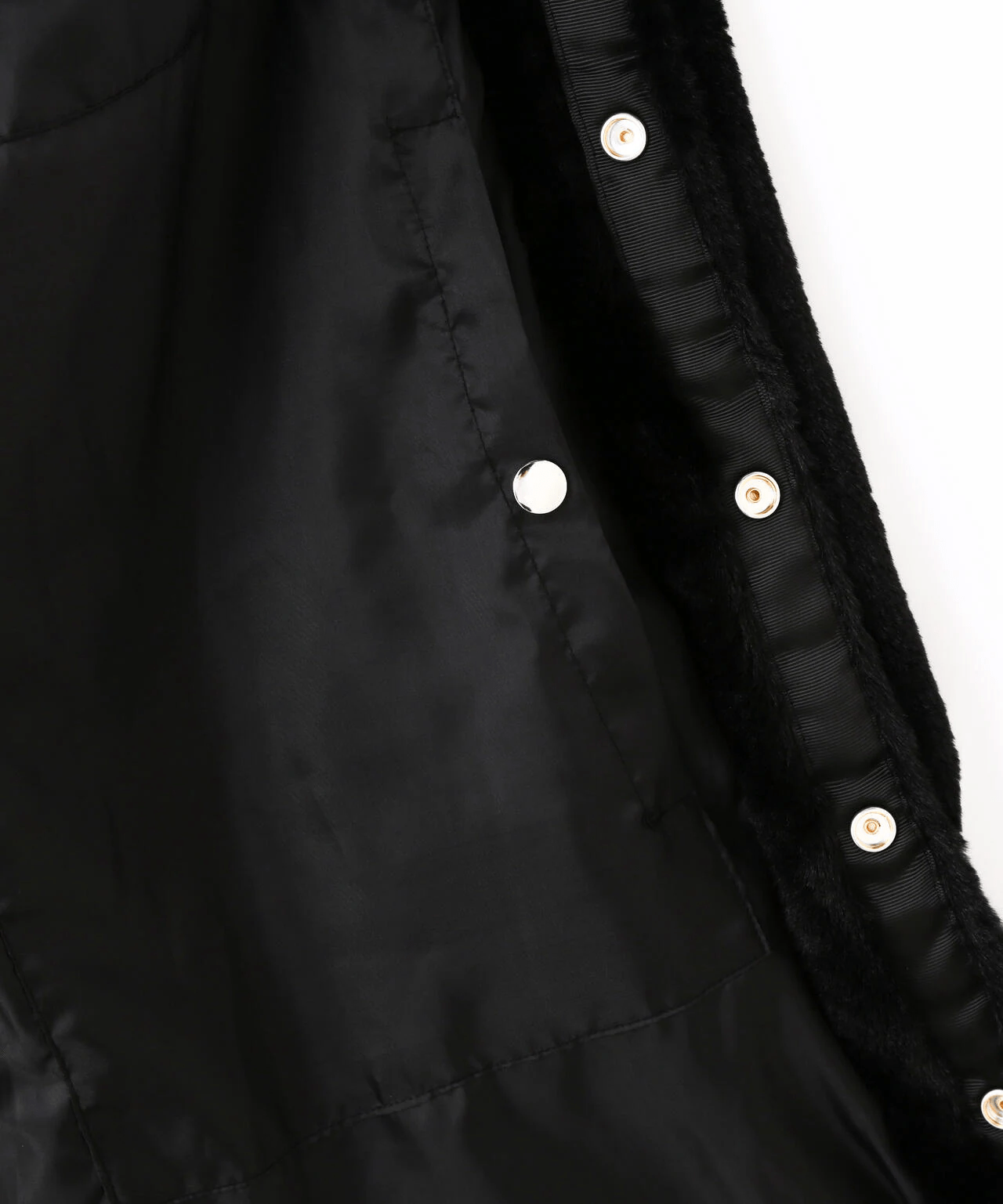 LUSOR/ルーソル/ECO FUR COACH JKT BLACK M