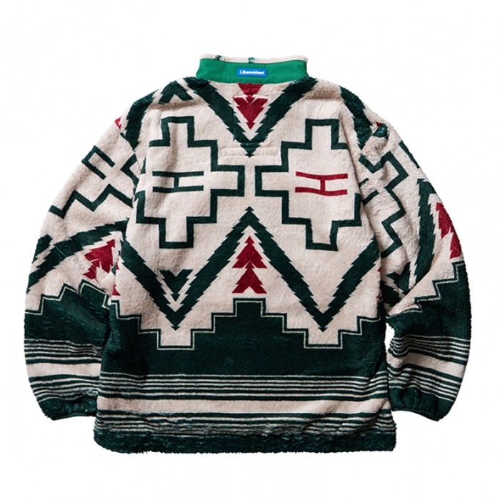 LIBERAIDERS/リベレイダーズ/TRADITIONAL PILE FLEECE ANORAK GREEN M