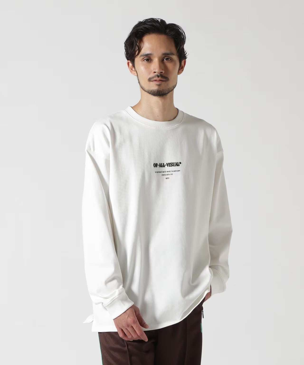 A4A/エーフォーエー/TOURS LST/ロンT White F