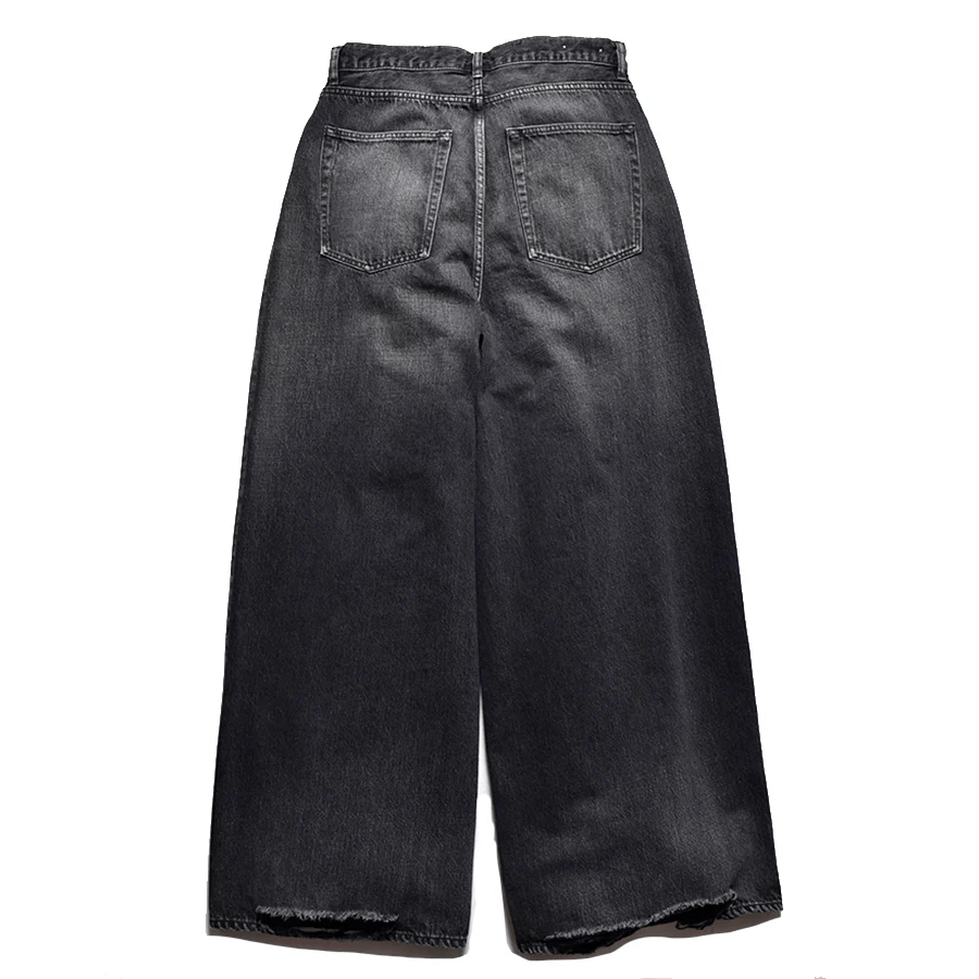 中古】マインデニム MINEDENIM S.Slim STR 5pocket KST スキニー デニム パンツ クラッシュ ダメージ加工 6