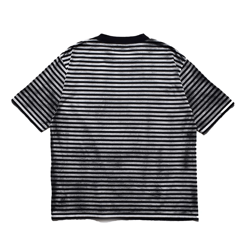 セブンイレブン 冬ギフト 2024 MINEDENIM/マインデニム/Seepage Border BLACK T-SH(1 Crewneck バッグ