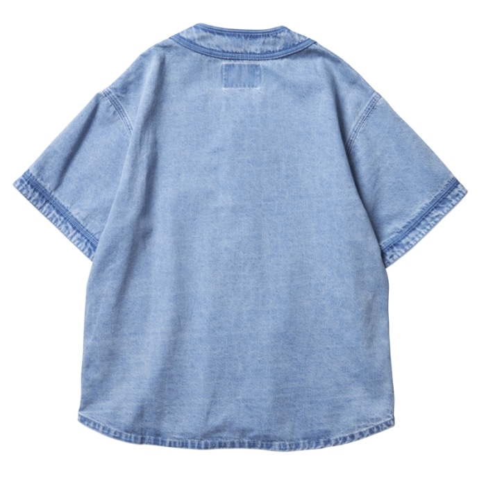 Liberaiders/リベレイダース/DENIM BASEBALL SHIRT BLUE M