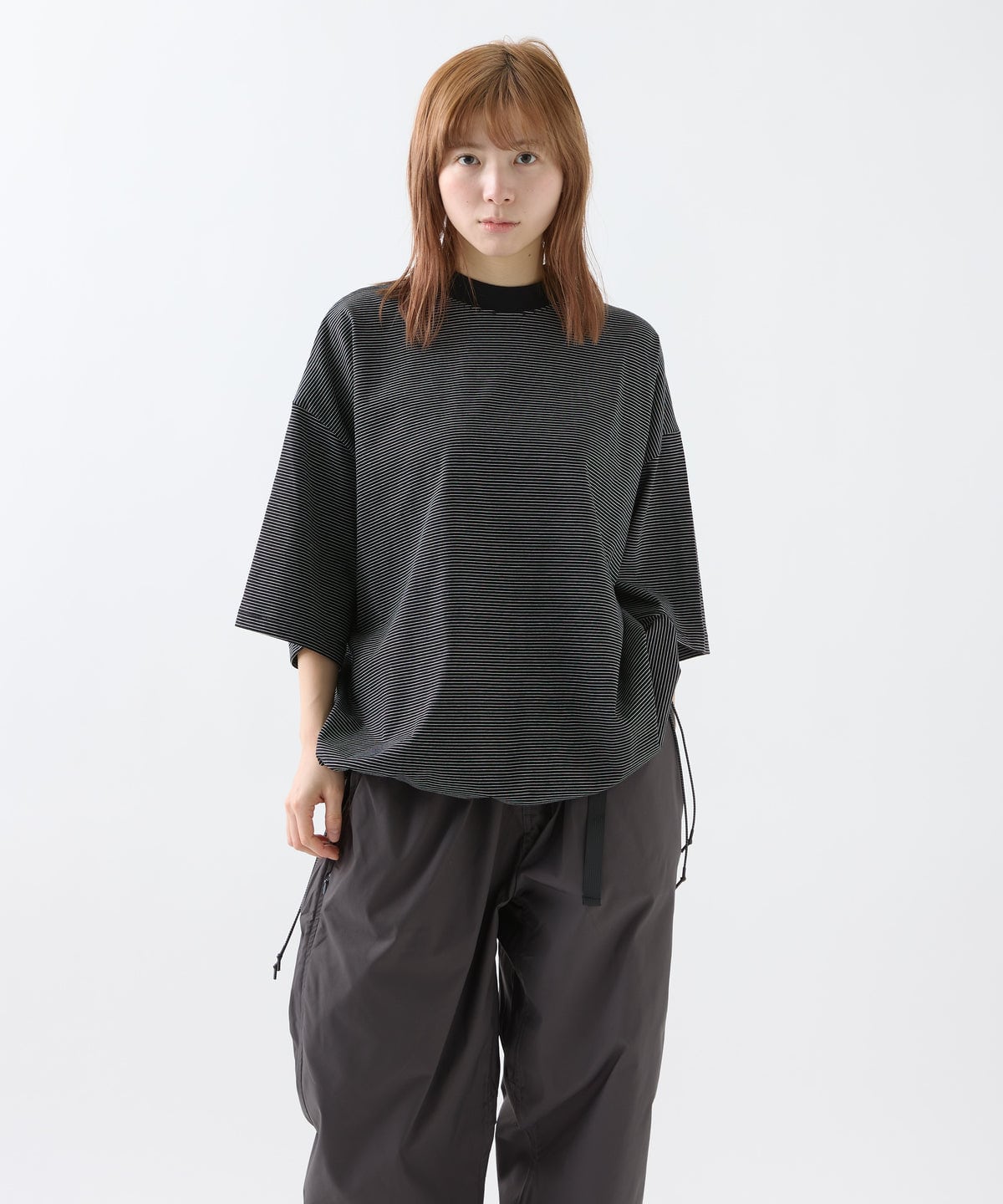 meltum/メルタム/BORDER BALLOON TEE S/S BLACK 2