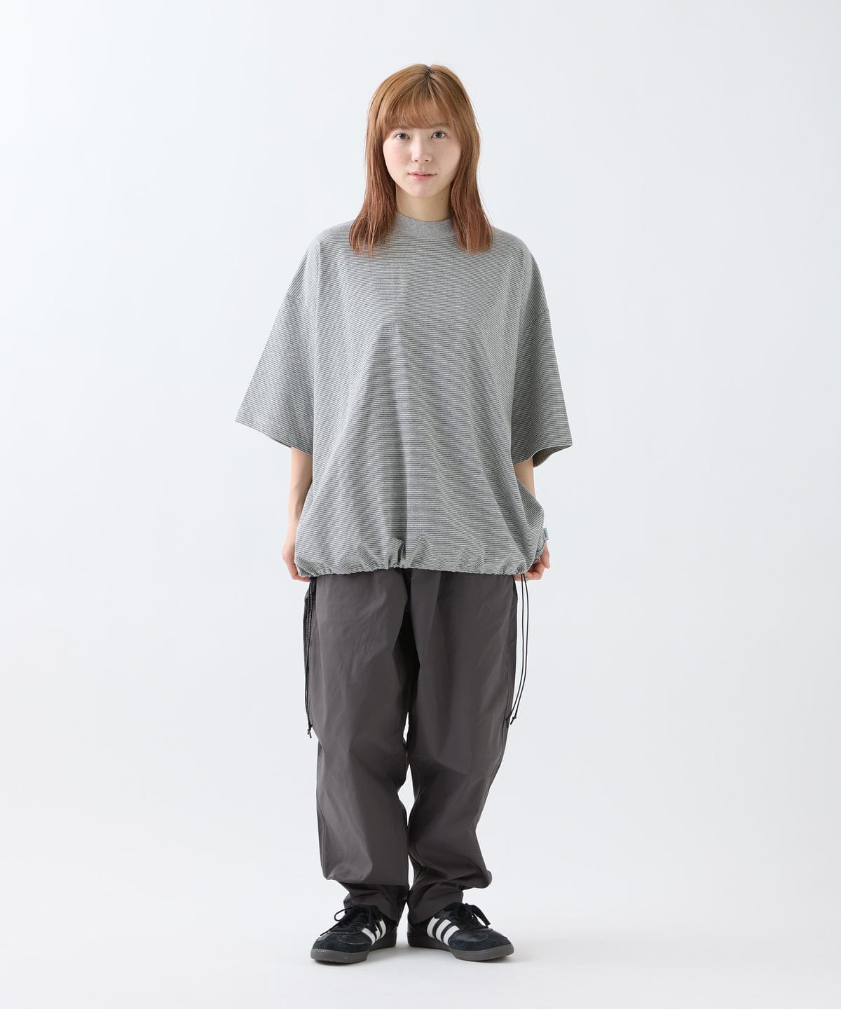 meltum/メルタム/BORDER BALLOON TEE S/S GREY 2