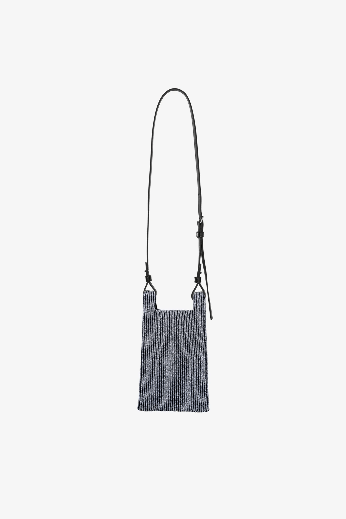 LASTFLAME／ラストフレーム/KYOTO METALLIC MARKET BAG MINI (STRAP) / DARK SILVER × BLACK DARK SILVER × BLACK F