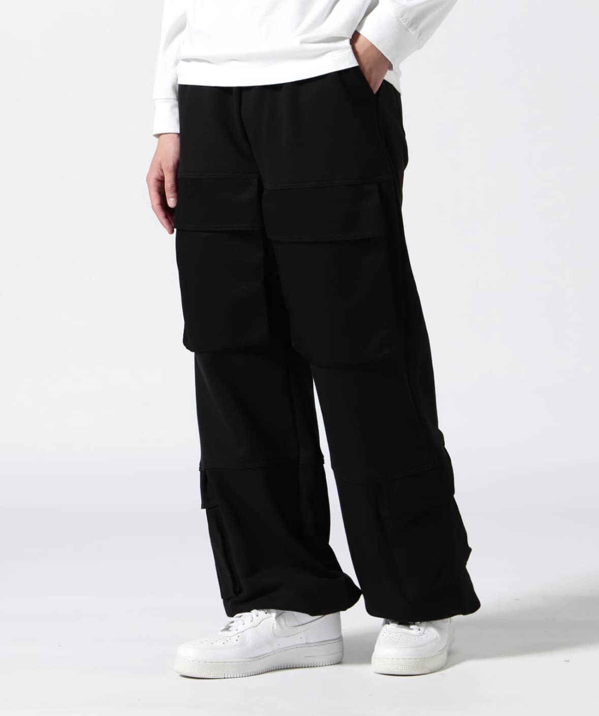 ON THE TURF/オン ザ ターフ/SWEAT カーゴ BLACK S