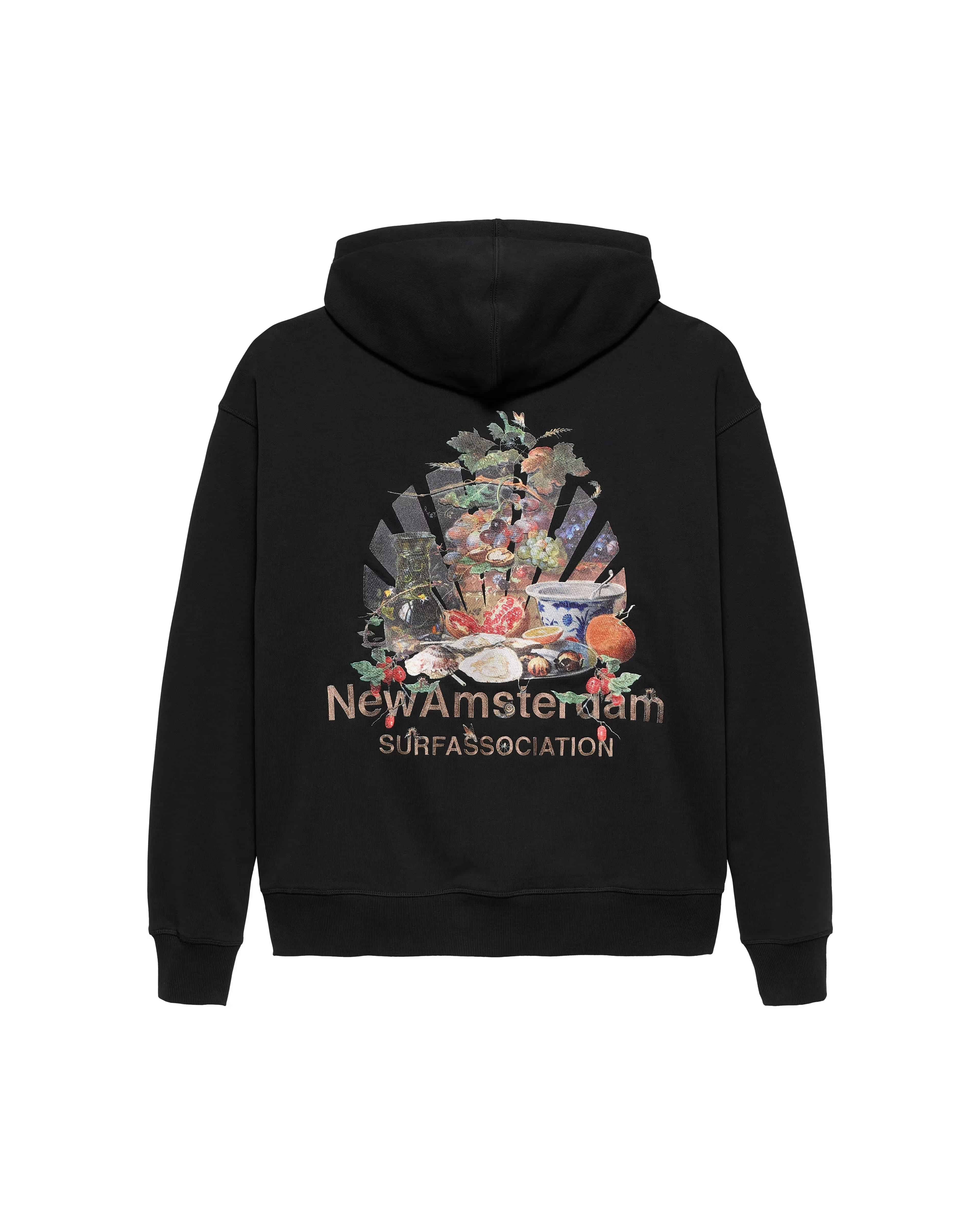 NewAmsterdam/ニューアムステルダム/BUFFET HOODIE BLACK BLACK S