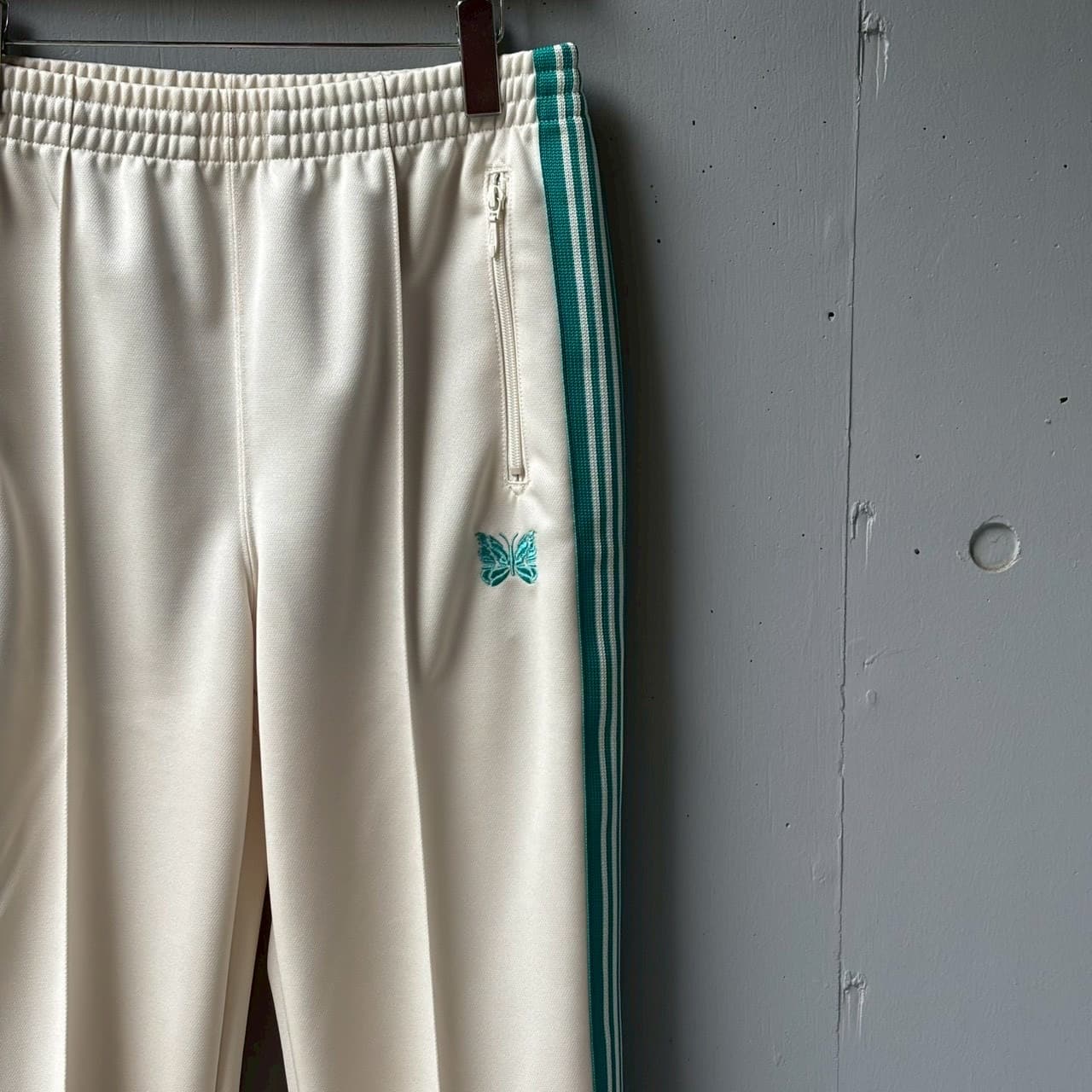 Needles【B'2nd Exclusive】/ニードルズ【B'2nd別注】/Track Pant-Poly smooth OFF WHITE XS