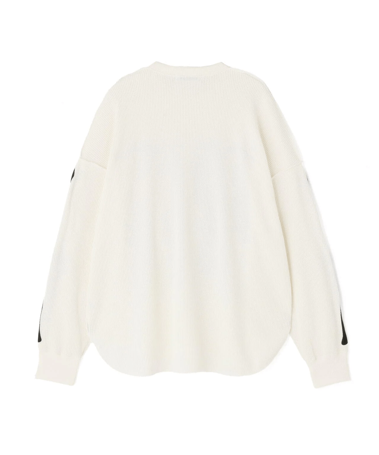 DISCOVERED/ディスカバード/別注BONE WAFFLE LONG SLEEVE TEE WHITE 1