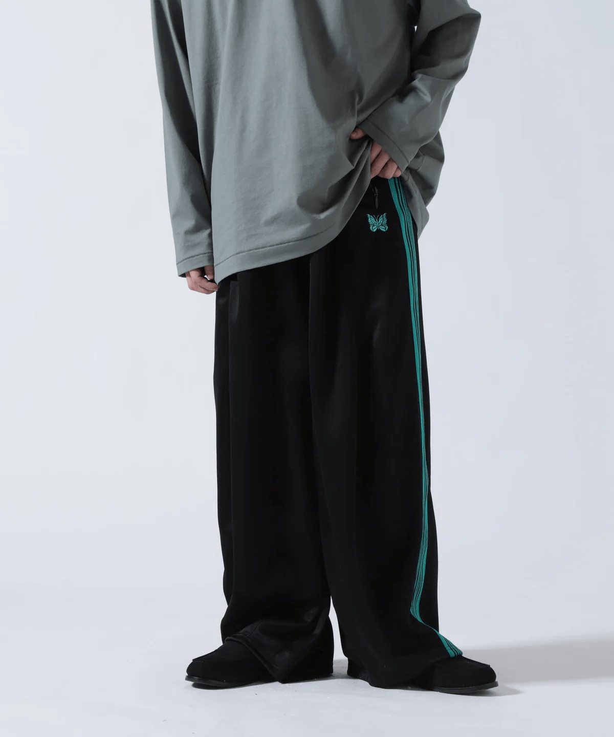 NEEDLES【B’2nd EXCLUSIVE】/ニードルズ【B'2nd別注】H.D. Track Pant - Poly Smooth / 2026 S/S BLACK(1) XS
