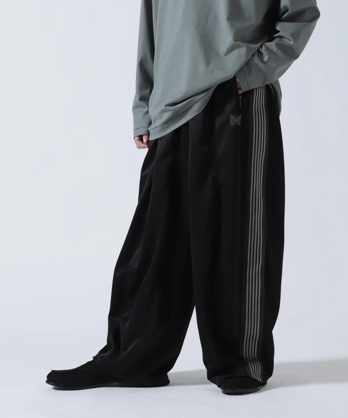 NEEDLES【B’2nd EXCLUSIVE】/ニードルズ【B'2nd別注】H.D. Track Pant - Poly Smooth / 2026 S/S BLACK(2) XS